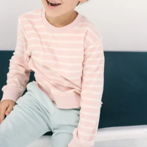 minnow Tops<Unisex Terry Sweatshirt | Swim Pink And Cream