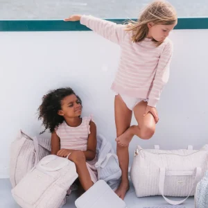 minnow Tops<Unisex Terry Sweatshirt | Swim Pink And Cream
