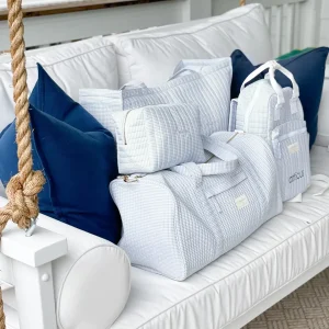 minnow Bags<Weekender Bag Powder Blue Stripe