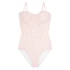 minnow One Pieces<Women's Ruffle Edged One Piece Calypso Coral Botanic