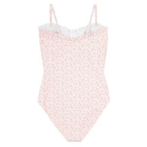 minnow One Pieces<Women's Ruffle Edged One Piece Calypso Coral Botanic